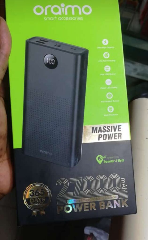 Oraimo Power Bank in Nigeria Types, Prices, and How to Buy Business